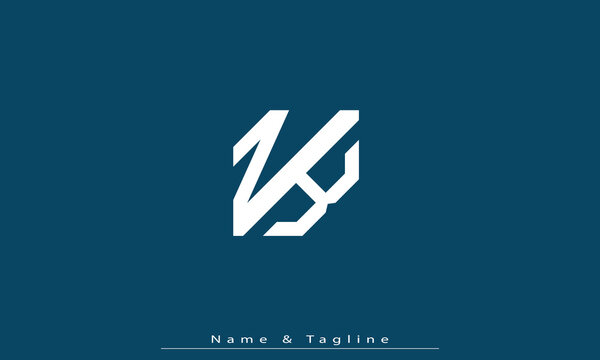 Alphabet letters Initials Monogram logo ZK , KZ
