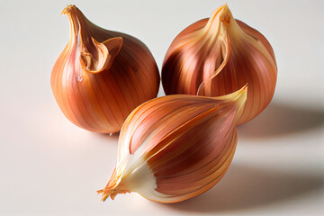Wall Mural - Onion, isolated, full depth of field, clipping path, white background
