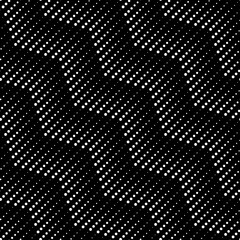 Wall Mural - Vector seamless texture. Modern geometric background. Grid of dots.