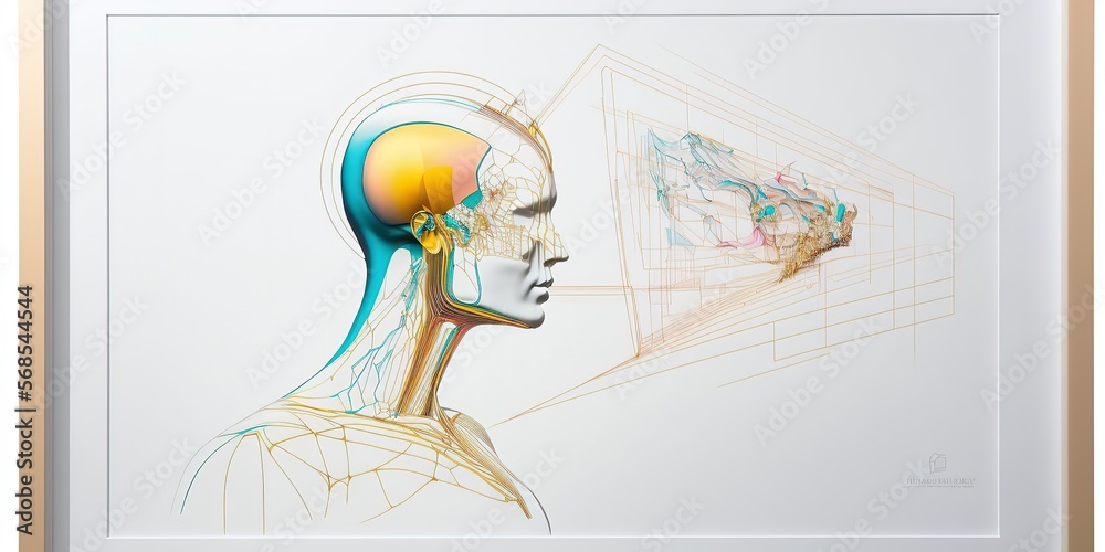 A visually striking image that showcases the capabilities of AI, such ...