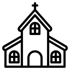 Sticker - chruch icon