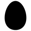egg vector, icon, symbol, logo, clipart, isolated. vector illustration. vector illustration isolated on white background.