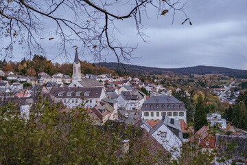 View of the German town