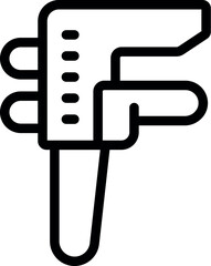 Poster - Engineer tool icon outline vector. Industry factory. Machine process