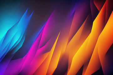 Wall Mural - Abstract colorful background, Ai generated