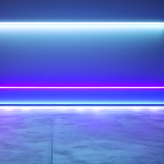 Wall Mural - ai-generated, abstract colorful background, bright neon rays, and glowing lines. pink, white, and bl