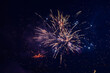 © Artsiom P - Inexpensive, budget, beautiful fireworks in the city, against the backdrop of the night sky.