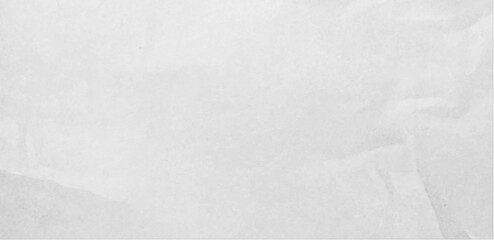 Poster - Dirty white paper texture. Overlay grunge background of old crumpled paper sheet with dust. Wallpaper of rough material, wrinkled dusty blank page, vector realistic illustration