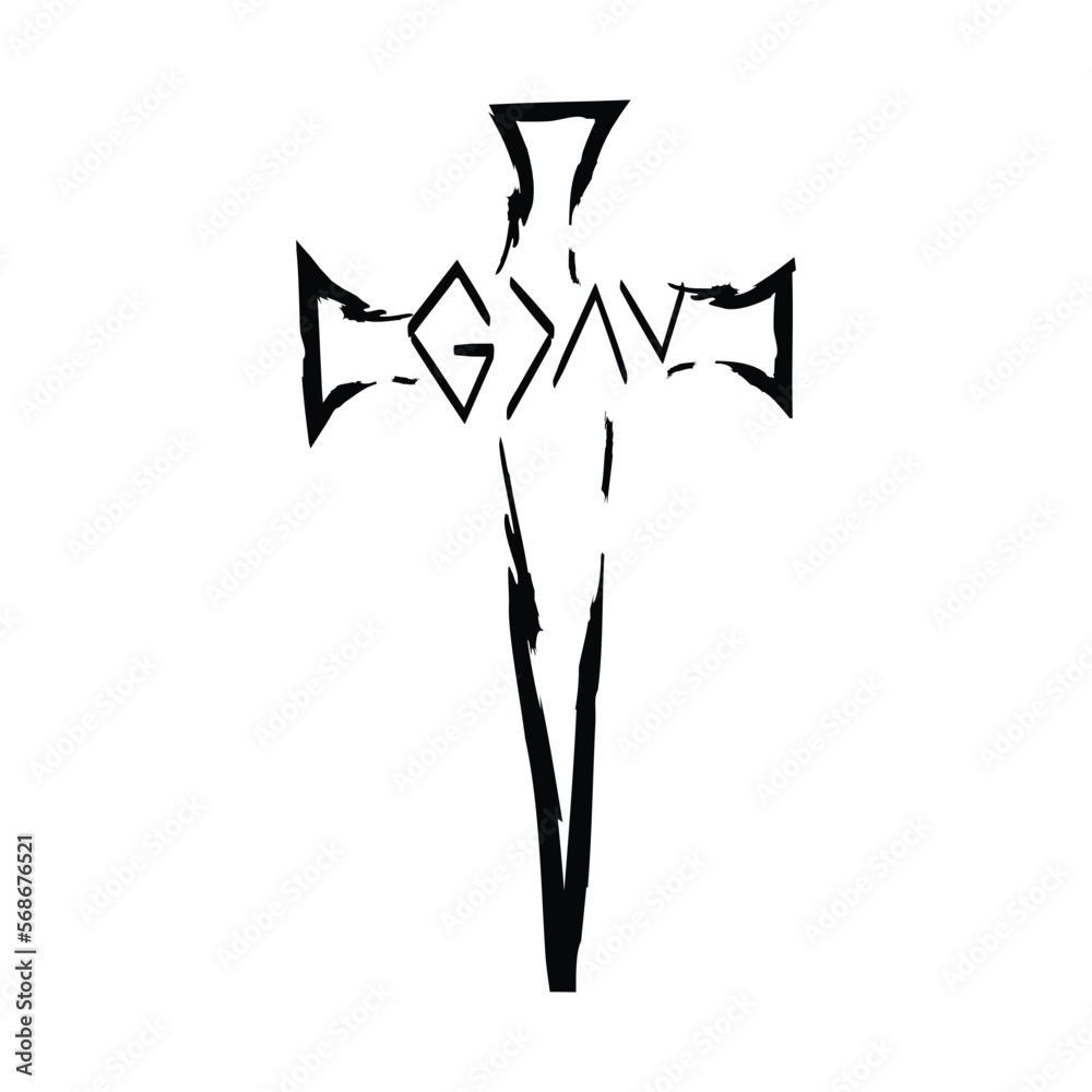 Scripture Illustration for Tattoo design. The message of the Gospel of ...