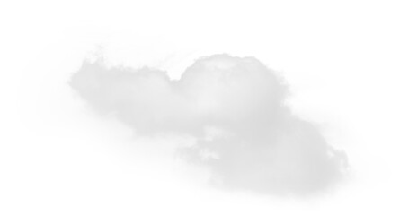 Wall Mural - Isolated PNG cutout of a cloud on a transparent background, ideal for photobashing, matte-painting, concept art
