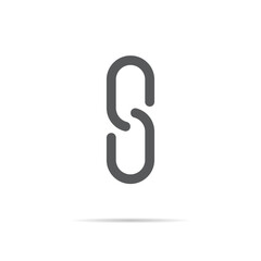 Poster - Chain link icon vector in trendy style