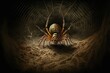 One of the scariest creatures of Halloween, the cross-crawling spider on the spider thread is really a very practical hunter. Generative AI
