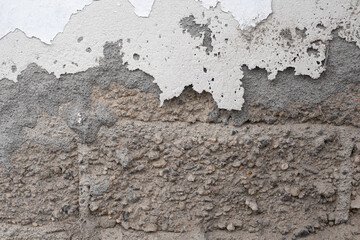 Poster - Decaying concrete wall grunge background texture