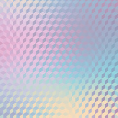 Aufkleber - Geometric abstract pattern in low poly style.