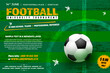 © Jaroslav Machacek - Soccer tournament poster template with ball