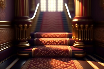 Sticker - Stairs at the theater created with Generative AI technology