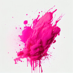 Wall Mural - pink stains background, ink, ai generation