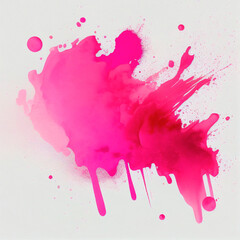 Wall Mural - pink stains background, watercolor, ai generation