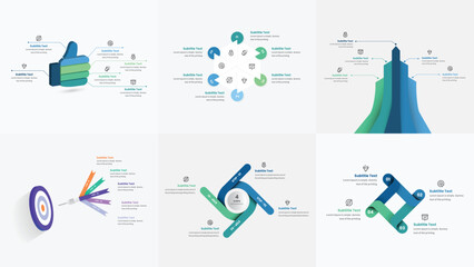 Business infographic presentation template. Vector Illustration 