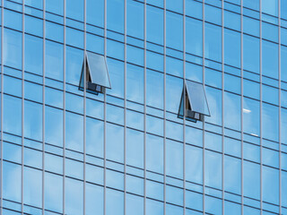 Aufkleber - Exterior of modern office building. Architecture abstract background