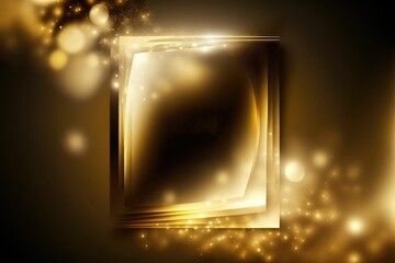 Wall Mural - Gold bokeh awards glamour background ,made with Generative AI