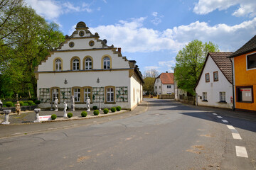 Canvas Print - Schloss in Ditterswind, Gemeindeteil des Marktes Maroldsweisach, Landkreis Haßfurt,  Unterfranken, Franken, Bayern, Deutschland