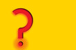 © aiben edis - yellow web help and support question mark template