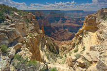 A Deep Chasm West Of Zuni Point At Grand Canyon Arizona.