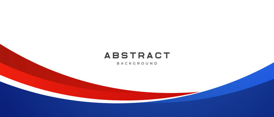 Wall Mural - abstract business banner background with red and blue gradient color