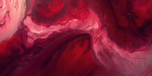 Abstract Watercolor Red Background, Crimson And Maroon. Generative AI.