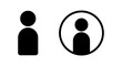 © OLIVEIA - User Icon vector illustration. person sign and symbol. people icon.
