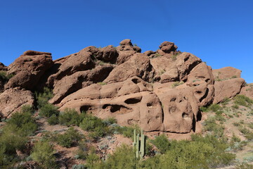 Poster - rocks in the desert