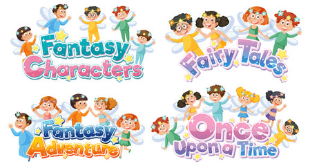 Sticker - Set of fantasy character