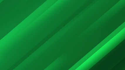 Sticker - Modern green elegant shapes moving 4k animation abstract background. Green animation backdrop