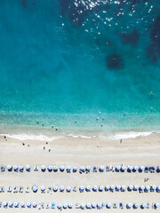 beach drone view