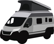 Small Camping Van With Lifting Roof-