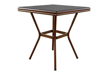 Wall Mural - Table with black glass on top