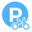 Bicycle parking icon