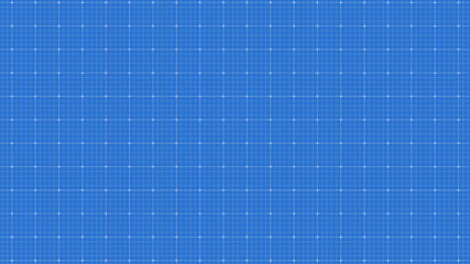 Blueprint backdrop. Measurement grid, engineer sheet and blue paper for architectural drawings vector background