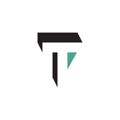 t logo icon letter design symbol element