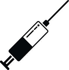 Sticker - Syringe antibiotic resistance icon simple vector. Bacteria disease. Virus immune