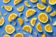 lemon slices background- Generative Ai