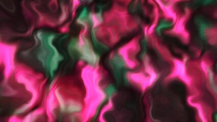 Poster - Grey and pink background made in animation. Motion. Glossy gasoline blots made in 3d format illuminated by light.