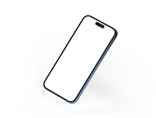 Poster - realistic smartphone template mockup for user experience presentation. Stylish concept design for websites, applications and landing pages.