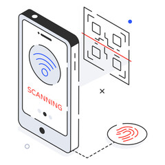 Canvas Print - Wifi Scanner 