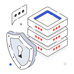 Canvas Print - Secure Server 