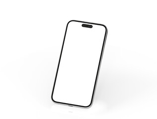 Smartphone. Mobile phone Template. Telephone 3d