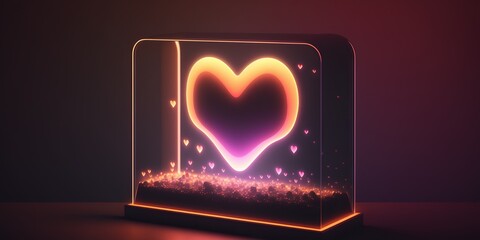 Wall Mural - Heart decoration