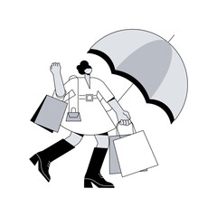 Poster - Consumer protection abstract concept vector illustration. Consumer advocacy service, buyers rights regulation, personal data protection policy, law firm, safe online purchase abstract metaphor.