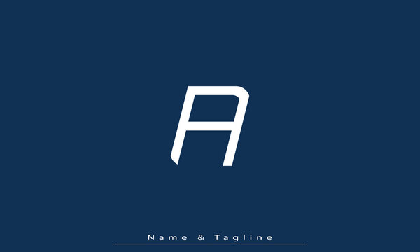 Alphabet letters Initials Monogram logo A